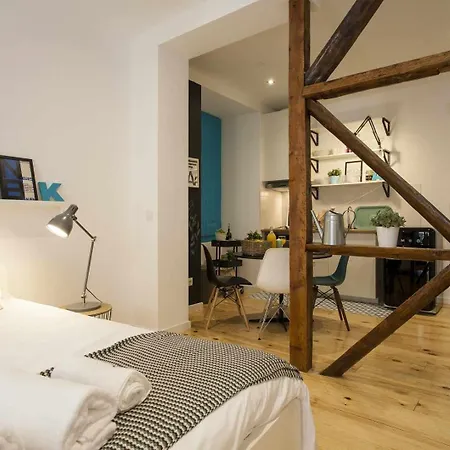 Apartmán Blue - Modern Studio Baixa Chiado Ar Condicionado *