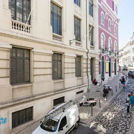 Modern Studio Baixa Chiado Lisbon- Blue Лиссабон